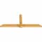 Ekena Millwork Eugene Rough Sawn Timber Gable Bracket, Western Red Cedar, 96"W x 40"H x 4"D x 6"F, 10/12 Pitch GBW096X40X0406EUG00RWR - alternate 4